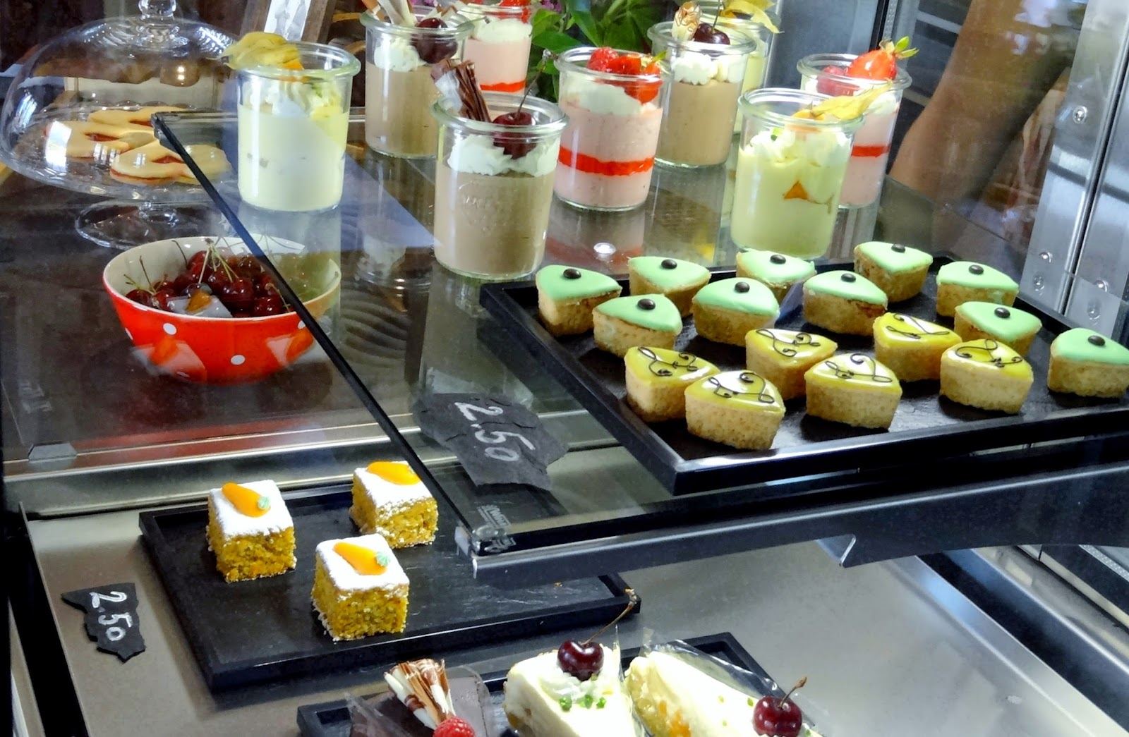 Dessert case at Café 3692